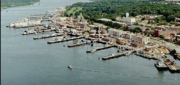 Aerial view of Sub Base NLON 